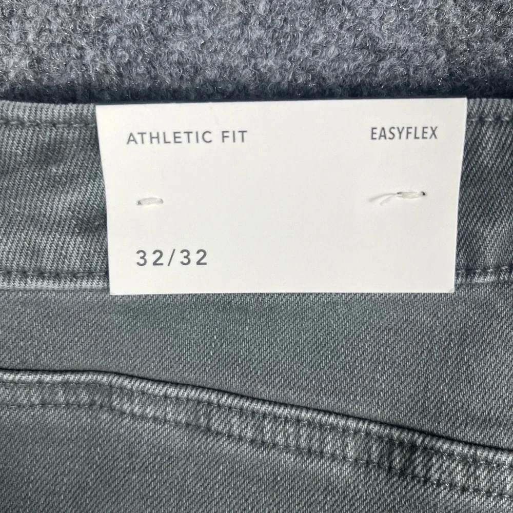 American Eagle Jeans Mens 32 Stone Gray Athletic Fit EasyFlex 6947-040 NWT